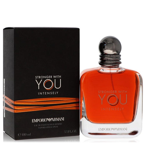 Stronger With You Intensely Cologne By Giorgio Armani Eau De Parfum Spray - - 100 ml