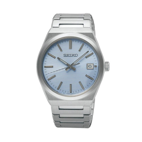 SEIKOSeiko SUR599P1 Men's Watch - Light Blue Dial, Sapphire Crystal, Steel BraceletWATCHESEcecile