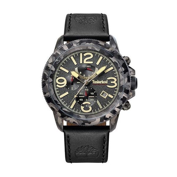 TIMBERLANDTimberland Ashbrook TBL15474JSGY/61 Men's 46mm Grey Dial Chronograph Watch, Black Leather StrapWATCHESEcecile