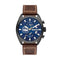 TIMBERLANDTimberland Seabrook TBL15640JLU/03 Men's 45mm Blue Dial Chronograph Watch, Brown Leather StrapWATCHESEcecile