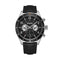 TIMBERLANDTimberland Hooksett TDWGF2201001 Men's 46mm Black Dial Quartz Watch, Black Leather StrapWATCHESEcecile