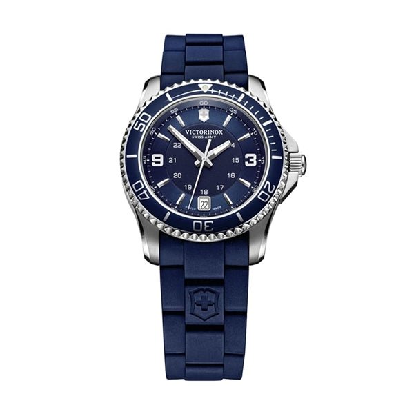 VICTORINOXVictorinox Maverick Small Women's Watch - Blue Dial, Rubber Strap (Model V241610)WATCHESEcecile