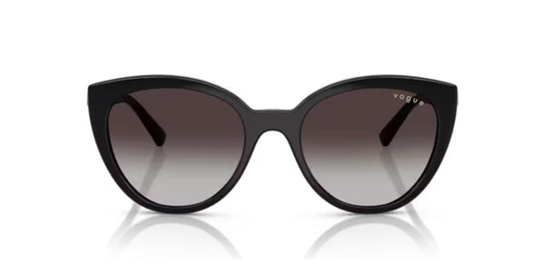 VOGUEVogue VO5634SB Women's Cat - Eye Sunglasses – 53mm Black Frame, Grey Gradient LensesEYEWEAREcecile