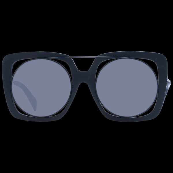 S. OLIVERs.Oliver YY7009 53002 Unisex Sunglasses – 53mm Black Monel Frame, Grey LensesEYEWEAREcecile