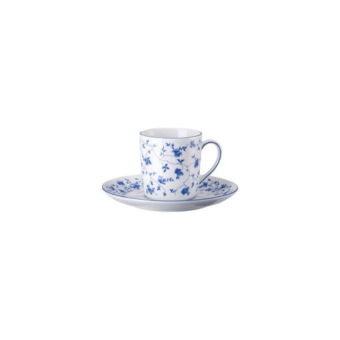 Arzberg Form 1382 Blaublüten Set of 6 Mugs With Handle 7 cm