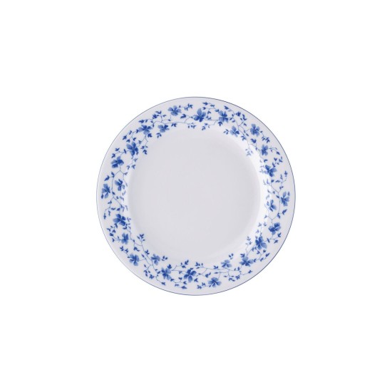 Arzberg Form 1382 Blaublüten Set of 6 Rim Plates 19 cm