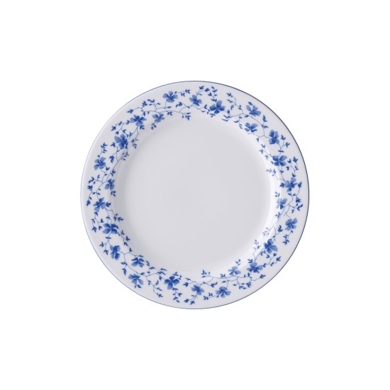 Arzberg Form 1382 Blaublüten Set of 6 Rim Plates 22 cm