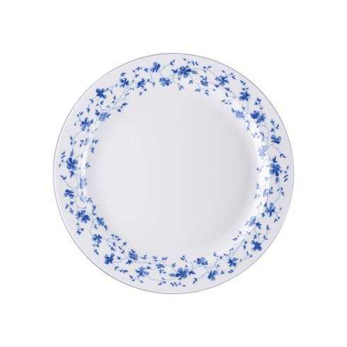 Arzberg Form 1382 Blaublüten Set of 6 Rim Plates 26 cm