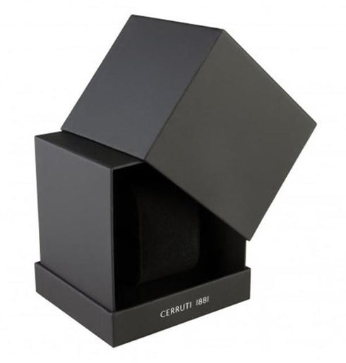CERRUTI 1881Cerruti 1881 Torcegno CIWGB2114102 Men's Quartz Watch - White Dial, Black Leather StrapWATCHESEcecile