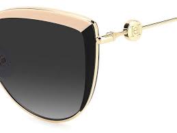 Carolina Herrera HER 0112/S KDX-9O A 58 Women's Sunglasses - Black Frame, Dark Grey Gradient Lenses