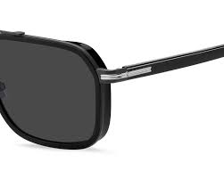 BOSS 1724/S 807-IR Men's Sunglasses - Black Frame, Grey Lenses