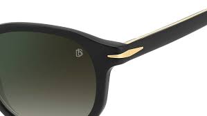 David Beckham DB 1007/S 003-CS 51 Men's Sunglasses - Matte Black Frame, Green Mirror Lenses