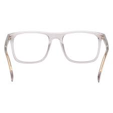 David Beckham DB 7115 KB7 54 Occhiali da vista da uomo - Montatura in acetato grigio trasparente