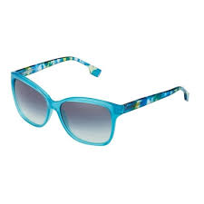 BOSS Orange 0060/S FLA-08 Women's Sunglasses - Transparent Blue Frame, Grey Gradient Lenses