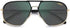 Carrera 318/S 2M2-Q3 Unisex Sunglasses - Black and Gold Frame, Green Polarized Lenses