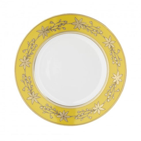 Ginori 1735 Volière Senape Flat plate 26.5 cm Set of 2