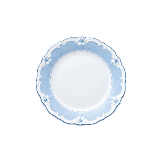 Hutschenreuther Baronesse Estelle Bleu Set of 6 Rim Plates 20 cm