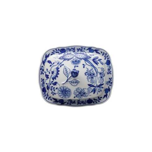 Hutschenreuther Blau Zwiebelmuster Butter Dish 250 g