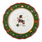 Hutschenreuther Happy Wintertime Set of 6 Plates Green 33 cm