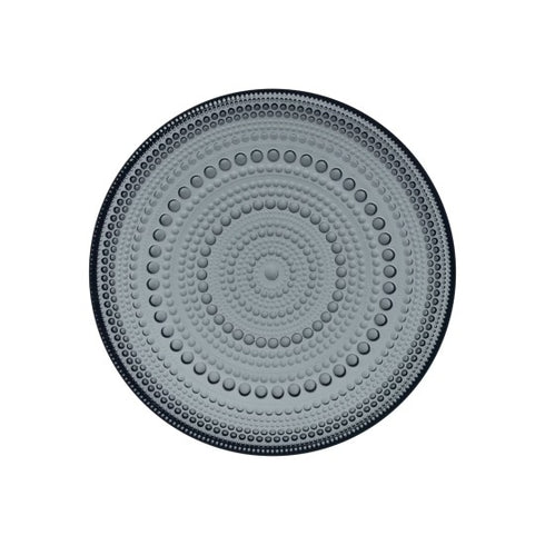 Iittala Kastehelmi Set 6 Plate 17cm Dark Grey