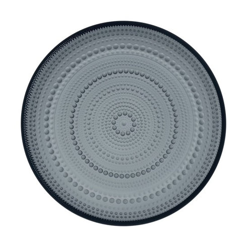 Iittala Kastehelmi Set 6 Plate 248mm Dark Grey