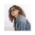 Jimmy Choo LEELA/S 807/9O Occhiali da sole da donna - 55 mm, montatura nera con lenti sfumate grigie
