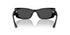 Jimmy Choo JC 5035B 500087 Women's Cat-Eye Sunglasses - Black Frame, Dark Gray Lenses