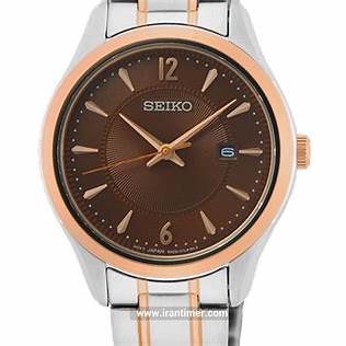 Orologio al quarzo Seiko Classic SUR470P1 Uomo - Quadrante marrone, bracciale in acciaio inossidabile bicolore