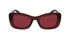 Victoria Beckham VB657S 513 Women's Sunglasses – Transparent Wine Red Frame, Red Lenses