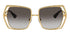 Dolce & Gabbana DG 2306 02/8G 55 Women's Sunglasses – Gold Frame, Grey Gradient Lenses