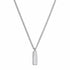 Gucci 925 Sterling Silver Diagonal Interlocking G Necklace - Model YBB774055001