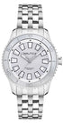 Nautica NAPPBS024 Women's Quartz Watch - Silver Dial, Stainless Steel Bracelet