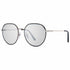 Bally BY0078-D 5605C Occhiali da sole da donna - Montatura in metallo nero, lenti grigio sfumato