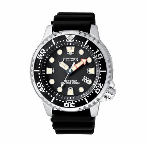 Citizen Promaster BN0150-10E Men's Eco-Drive Diver Watch – Black Dial, Black Rubber Strap