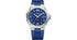 Baume & Mercier Riviera MOA10716 Orologio automatico da uomo - Cassa in acciaio 42 mm, quadrante blu zaffiro, cinturino in gomma blu