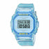 Casio Baby-G BGD-565SJ-2ER Women's Digital Watch - Transparent Blue Resin Band