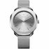 D1 Milano Super Slim SSML01 Orologio da donna - Bracciale a maglie in acciaio inossidabile argento