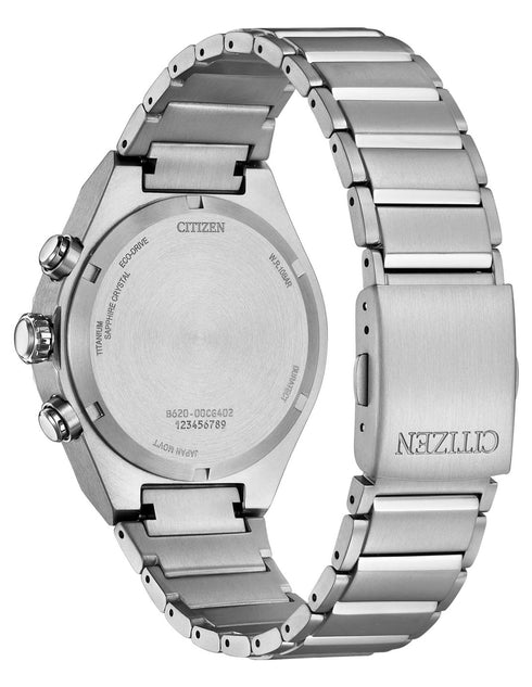 Citizen CA4690-51E Men's Super Titanium Chronograph Watch – Black Dial, Sapphire Crystal