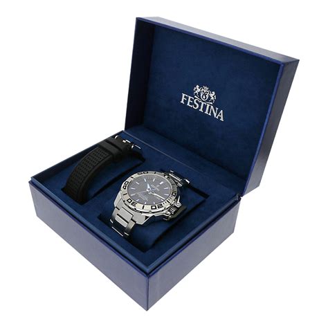 FESTINAFestina F20665/3 Diver Watch – 46mm Stainless Steel, Sapphire Crystal, 200M WRWATCHESEcecile