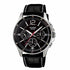 Casio MTP-1374L-1AVDF Herrenuhr - Schwarzes Zifferblatt, Schwarzes Lederarmband