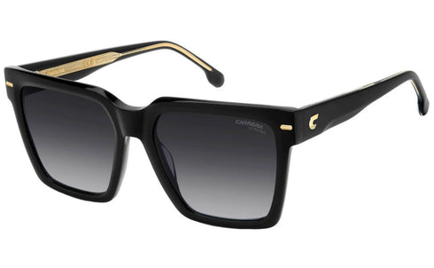 Carrera 3067/S 807/9O Women's Sunglasses - Black Frame, Grey Gradient Lenses
