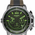 Diesel Deadeye DZ4407 Men's Watch - Black Dial, Green Crystal, Brown Leather Strap