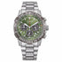 Citizen Promaster CA4664-60W Men's Green Dial Chronograph Watch – Eco-Drive, 40mm, 200M WR