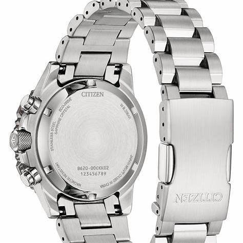 Citizen Promaster CA4664-60X Men's Salmon Dial Chronograph Watch – 40mm, Eco-Drive, 200M WR