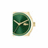 Lacoste Elyse Women's Watch - Gold Stainless Steel Mesh Bracelet, Green Dial, 36mm