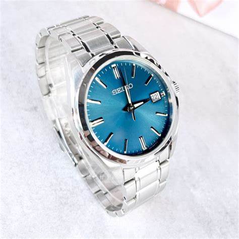 Seiko Classic SUR525P1 Quartz Men's Watch - Blue Dial, Stainless Steel Bracelet