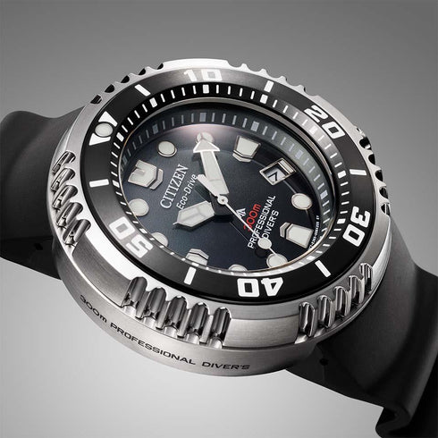 Citizen Promaster BN1024-01E Men's 300M Diver's Watch – Eco-Drive, Sapphire Crystal, Helium Valve