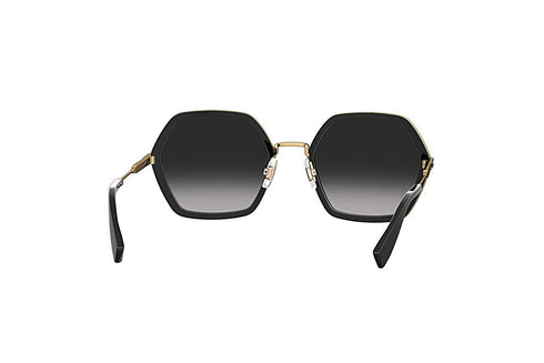 Lunettes de soleil Marc Jacobs MJ 1018/S 807/9O pour femme - monture noire, verres gris dégradés