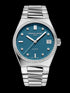 Frederique Constant Highlife Ladies Automatic Sparkling FC-303LBSD2NHD6B - Acciaio inossidabile 34 mm, lunetta con diamanti incastonati, quadrante blu