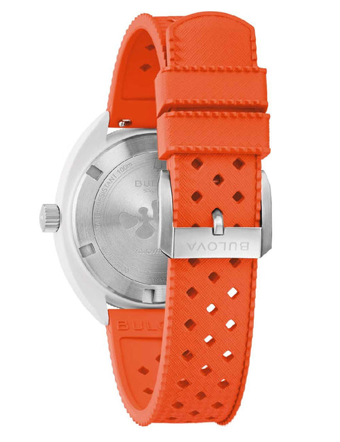 Bulova 98B448 Men's Snorkel Watch – Hybrid Ceramic, White Dial, 100m WR
